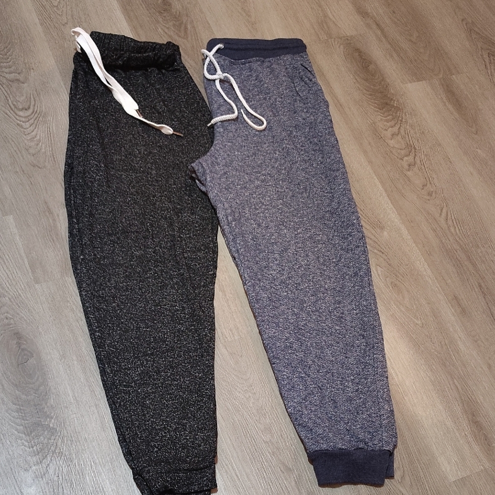 2PC Drawstring Charcoal & Blue Jogger Duo Sz 2X